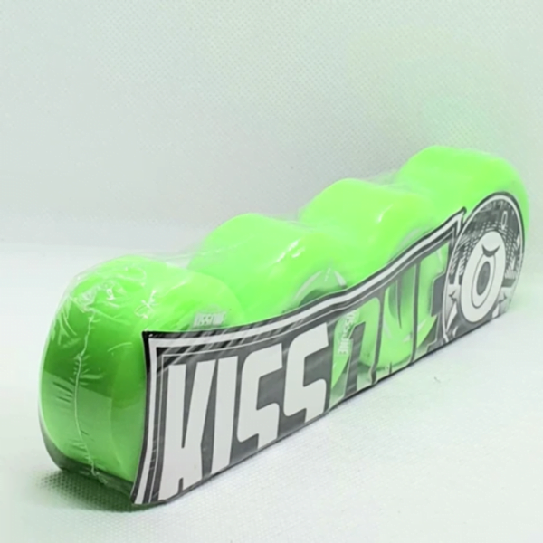 Kissone 53mm Skateboard Wheels 101A hardness - Green