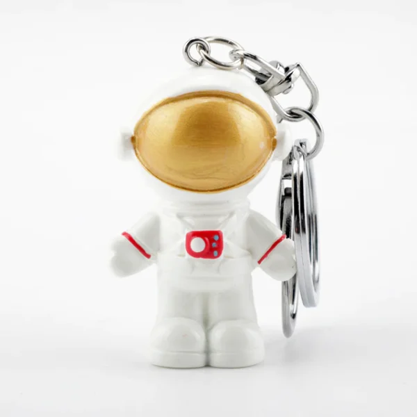 Astronaut keychain Golden