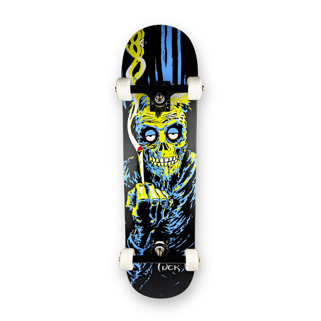 Tuck Smoky Skull Canadian maple complete skateboard