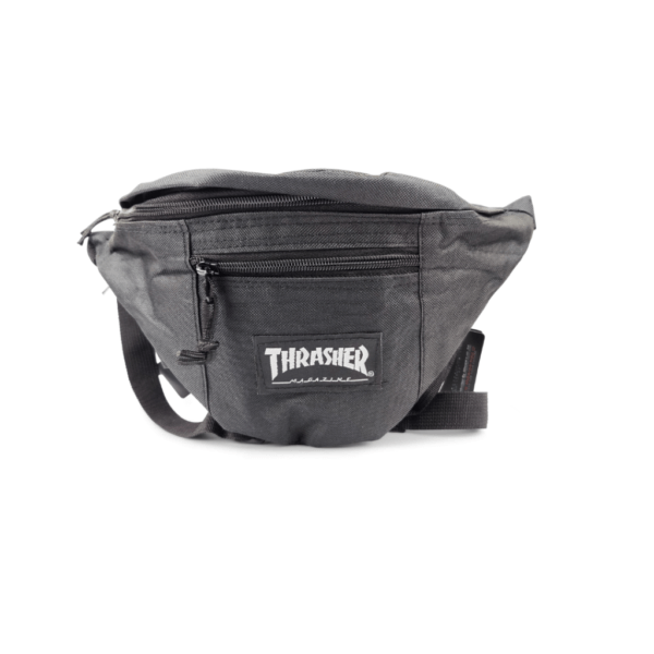 Thrasher Flame Cross Body Bag Black