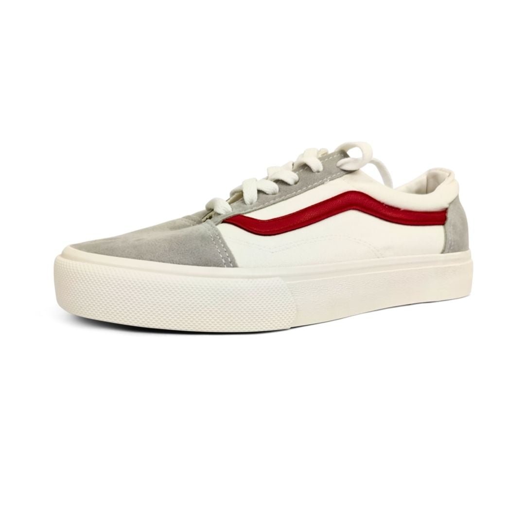 Vans old skool clearance white rococco red