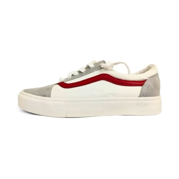 Old skool vintage white rococco red