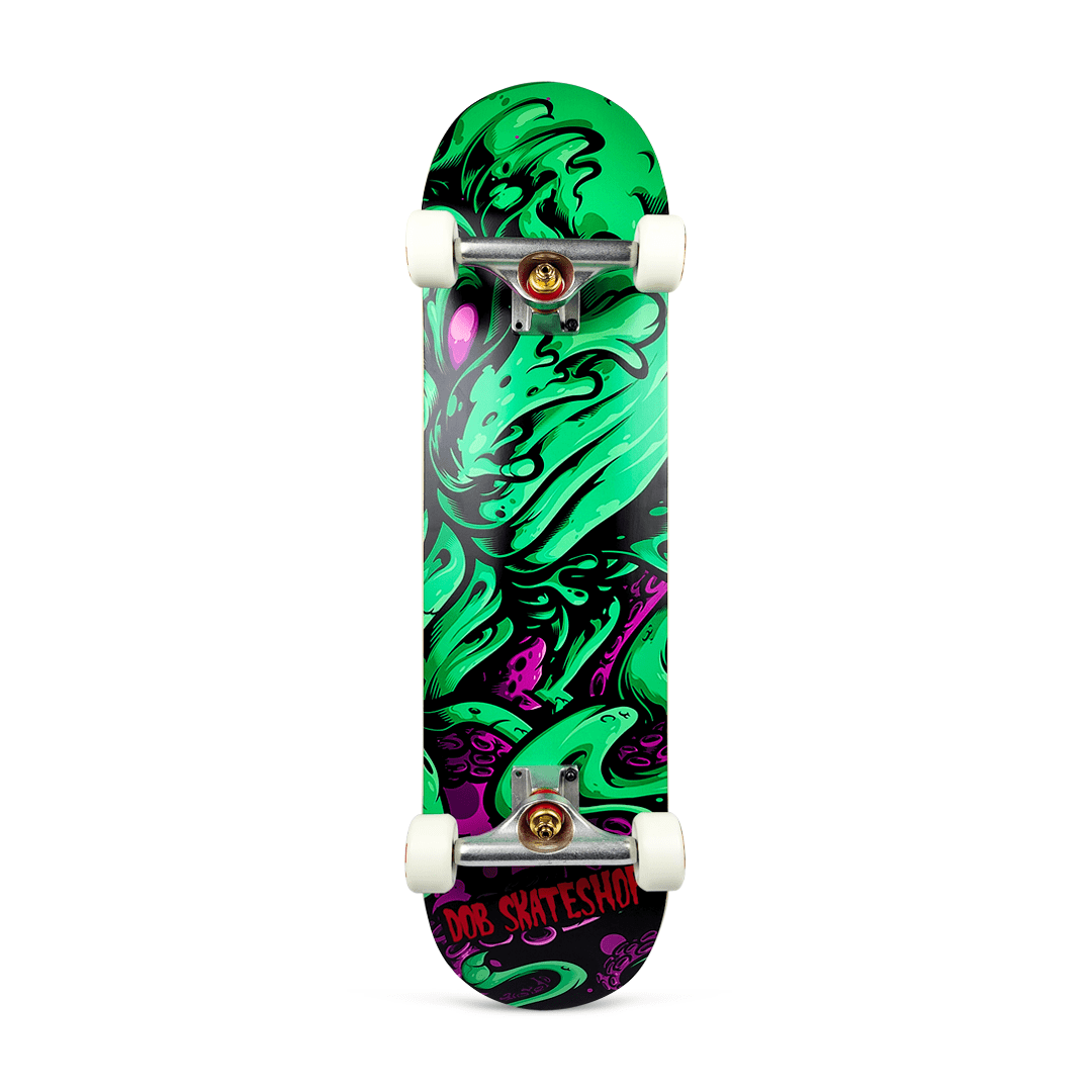 Green Phantom North East Maple Complete Skateboard