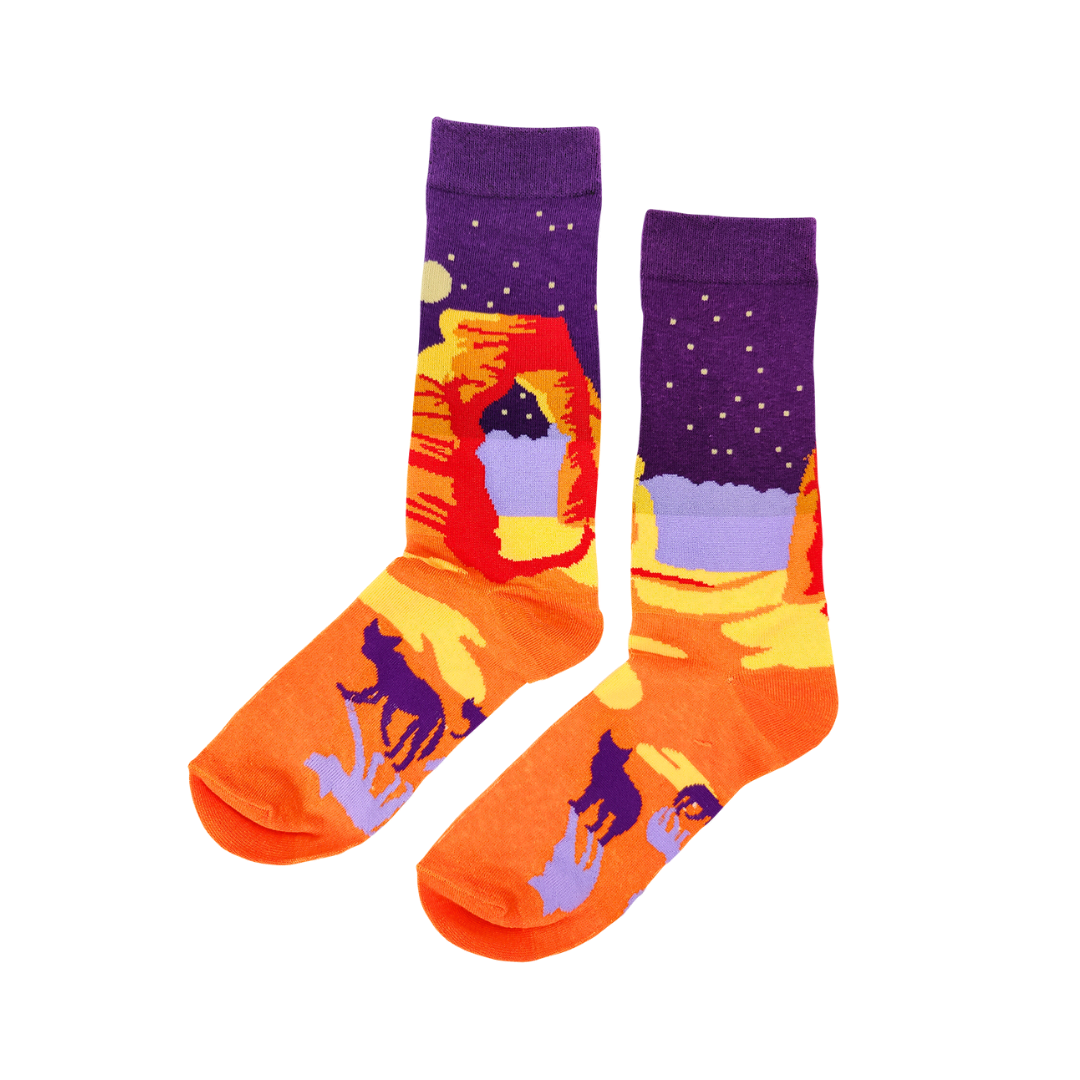 Men's Starry Desert Sunrise Socks