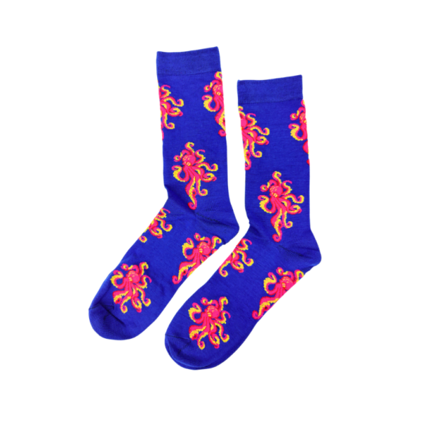 Men's OctoBloom Blue Socks