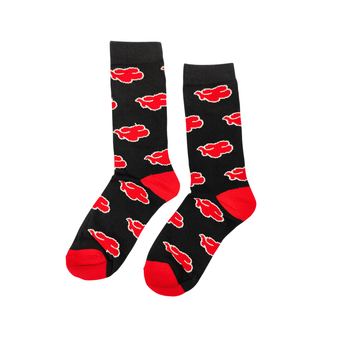 Men's Akatsuki Naruto Socks