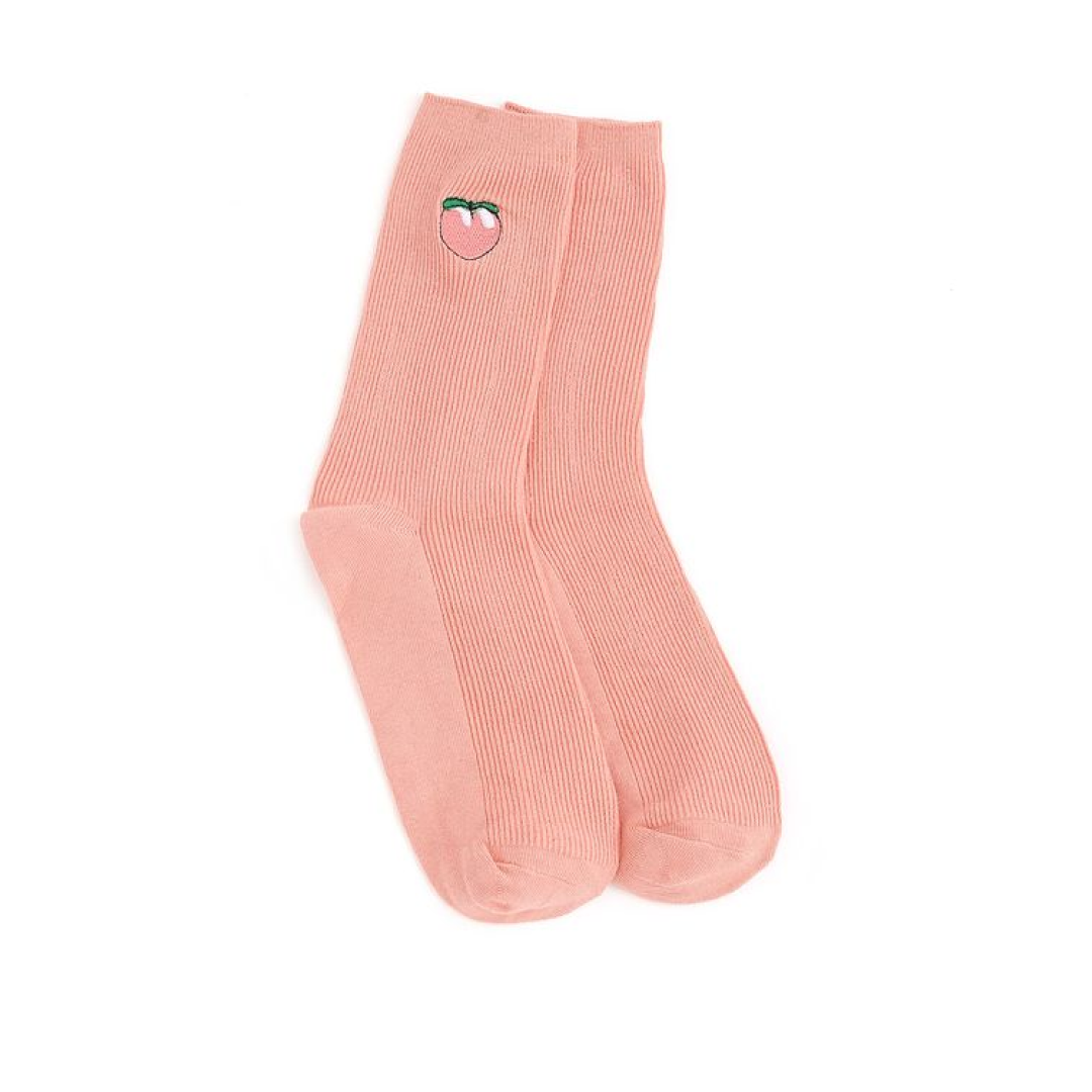 Teen & women's Peach Socks