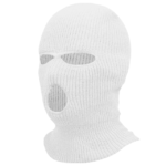 Skimask 3 Hole Balaclava - White