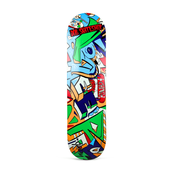 Graffiti Glide North East Maple Complete Skateboard