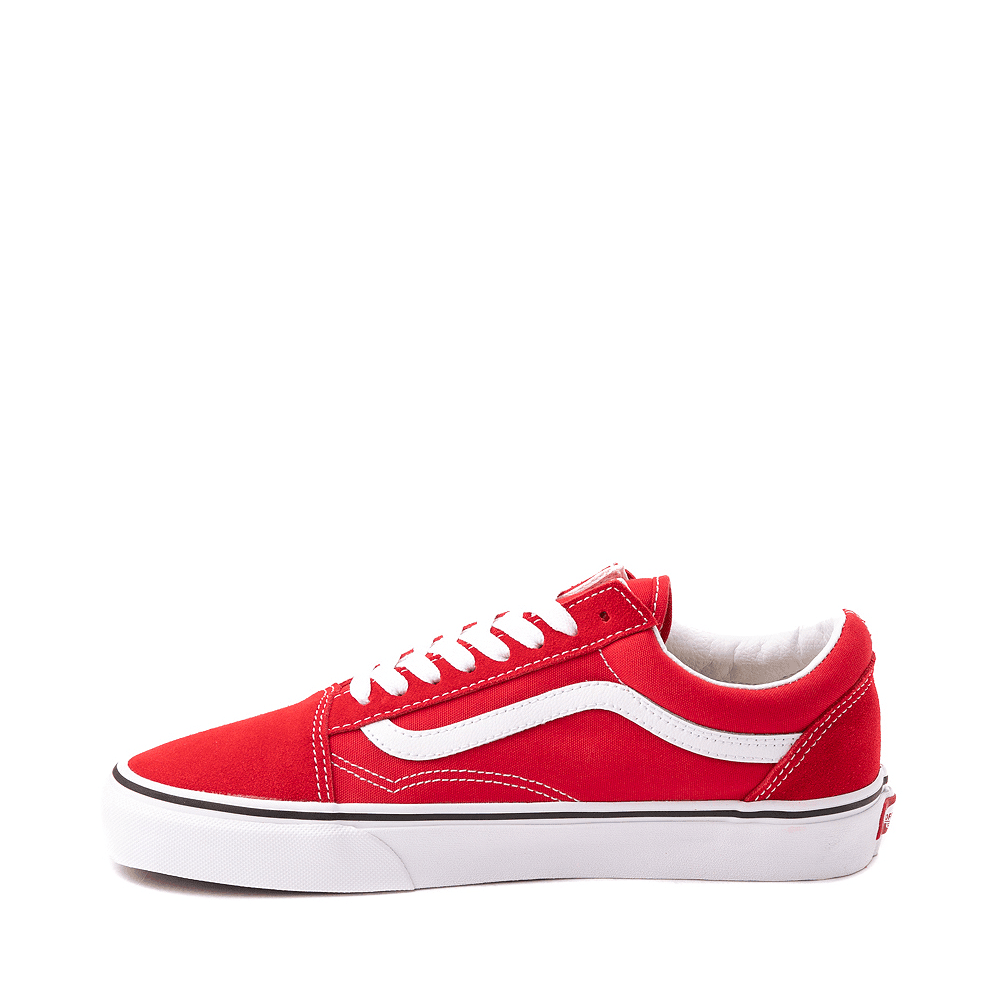 Vans Old Skool Skate Shoe Racing Red DOB SKATESHOP