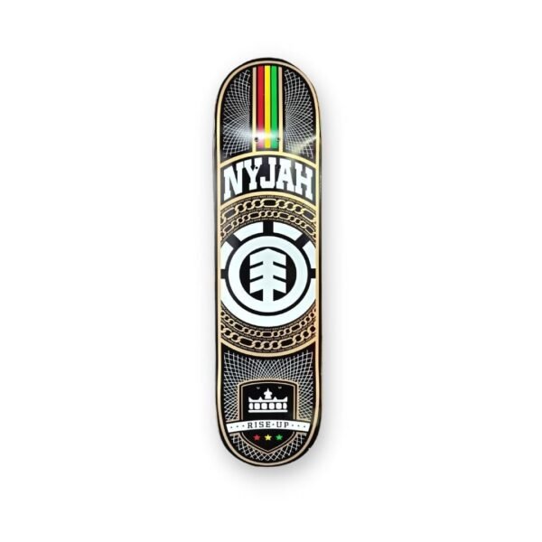 Element Nyjah Chains 8" Skateboard Deck (With free Grip tape)