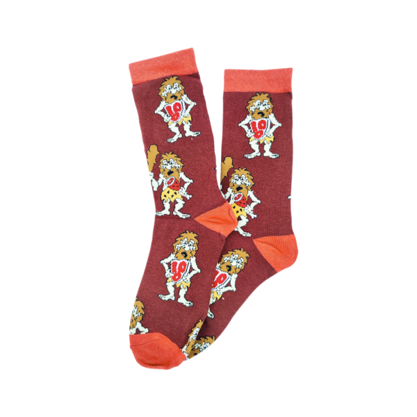 Men's Roaring Ten Burgundy Socks