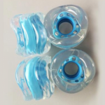 Blue White Transparent 60mm Shark Wheels