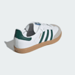 Adidas Samba OG Shoes – Cloud White & Collegiate Green