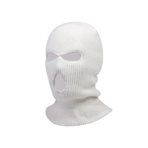 Skimask 3 Hole Balaclava - White