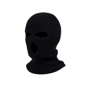 Skimask 3 Hole Balaclava - Black