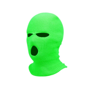 Skimask 3 Hole Balaclava - Fluorescent Green