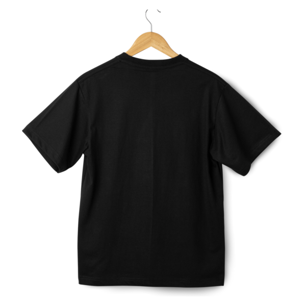 Round Neck Half Sleeve T-Shirt - Black