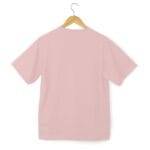 Round Neck Half Sleeve T-Shirt - Dusty Pink