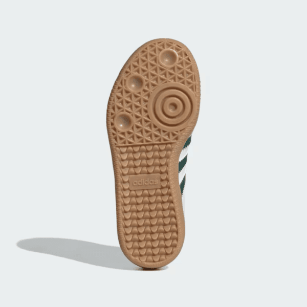 Adidas Samba OG Shoes – Cloud White & Collegiate Green
