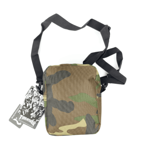 Thrasher Flame Mesh Shoulder Bag Camo
