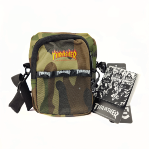 Thrasher Flame Mesh Shoulder Bag Camo