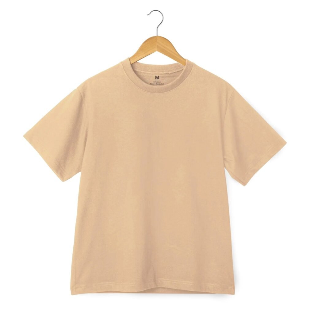 Round Neck Half Sleeve T Shirt Khaki DOB SKATESHOP