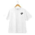 Gen-Z Round Neck Half Sleeve T-Shirt - White