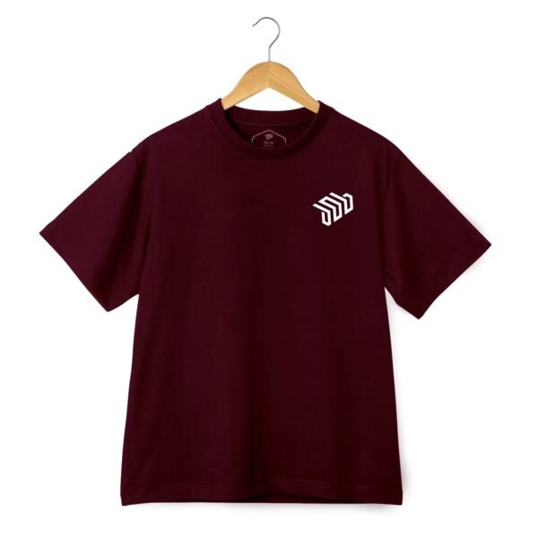 DOB Skateshop Round Neck Half Sleeve T-Shirt - Maroon