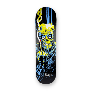 Tuck Smoky Skull Canadian maple skateboard deck