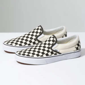 Checkerboard Slip on Black and White