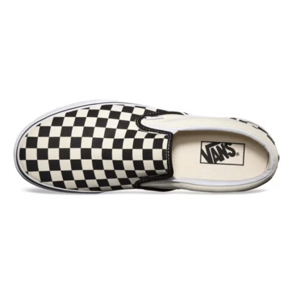 Checkerboard Slip on Black and White