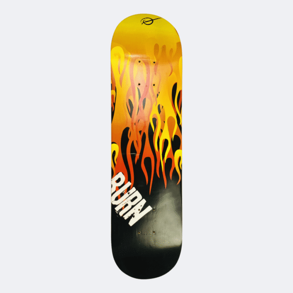 Chinese Maple Complete Skateboard – Burn