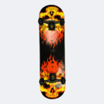 North East Maple Complete Skateboard – Fiery Skull