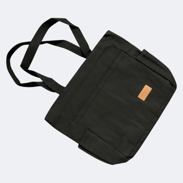 Urban Classic Black Canvas Tote Bag