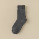 Merino Wool Thick Winter Socks - Charcoal Gray