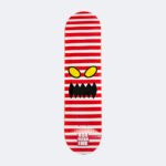 Toy Machine Monster Face Stripes Skateboard Deck