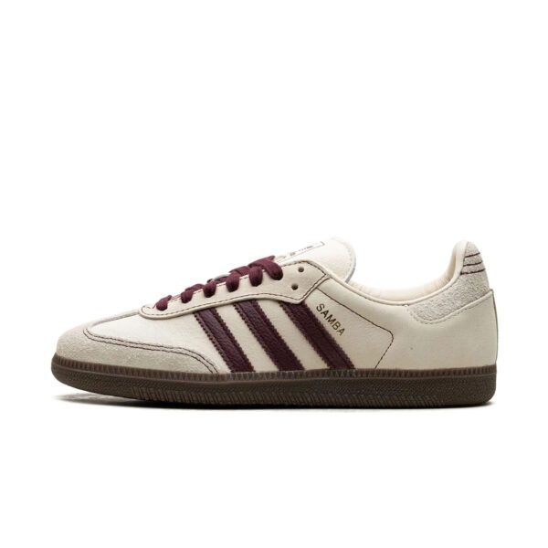 Adidas Samba Beige Maroon